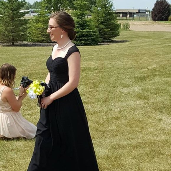 Bill Levkoff Chiffon Dress - Picture 3 of 3